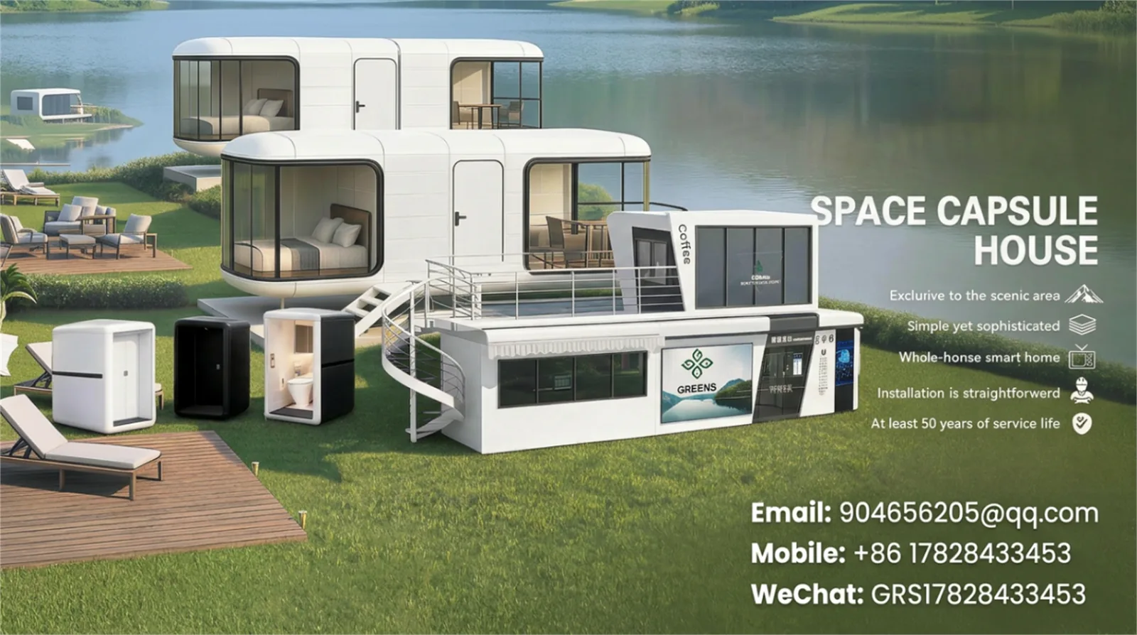 Greens Mobile Toilet Shopify Template Store