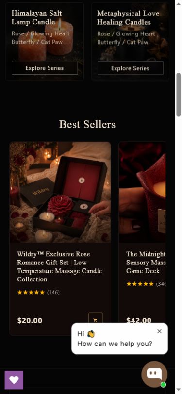 Wildrylove mobile site